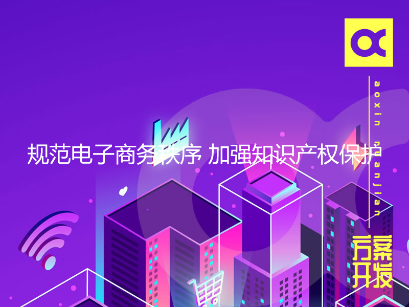 規(guī)范電子商務(wù)秩序 加強知識產(chǎn)權(quán)保護(hù)